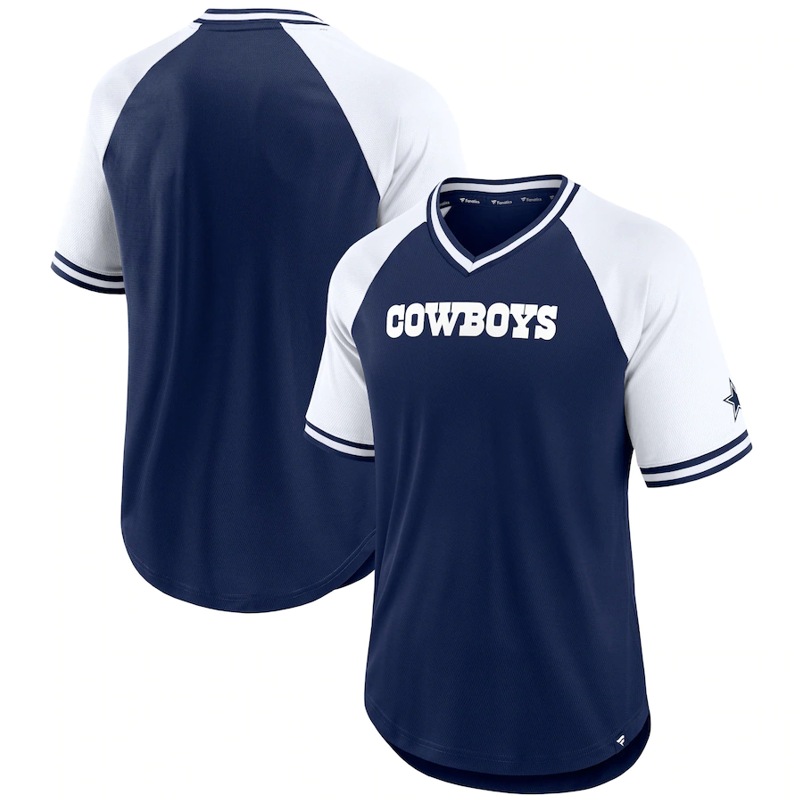 DALLAS COWBOYS MEN'S SECOND WIND RAGLAN T-SHIRT