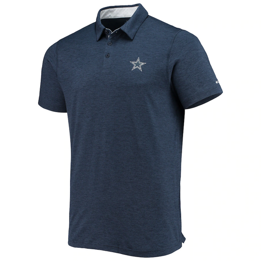 DALLAS COWBOYS MEN'S TECH TRAIL POLO