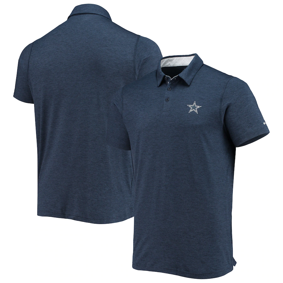 DALLAS COWBOYS MEN'S TECH TRAIL POLO