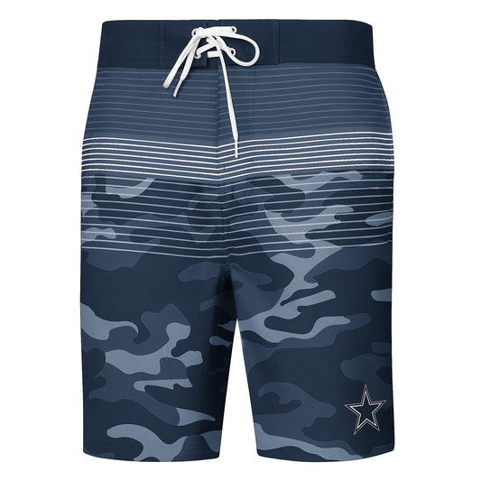 DALLAS COWBOYS MEN'S WAVE SWIM TRUNKS