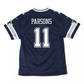 DALLAS COWBOYS MICAH PARSONS KIDS GAME JERSEY-NAVY