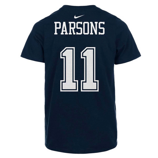 DALLAS COWBOYS MICAH PARSONS JUVENIL NOMBRE Y NÚMERO CAMISETA