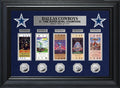 DALLAS COWBOYS SUPER BOWL CHAMPIONS DELUXE GOLD COIN TICKET COLLECTION