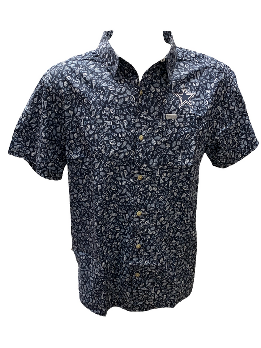 CAMISA CON BOTONES PARA HOMBRE DALLAS COWBOYS SUPER SLACK TIDE 