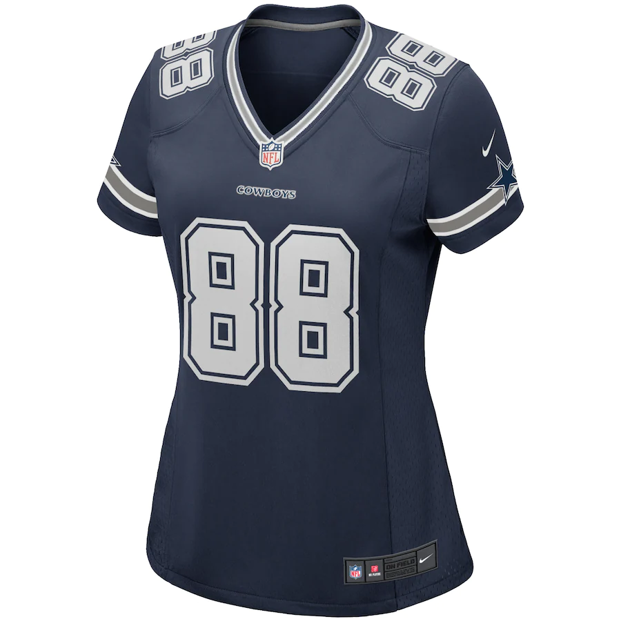 CAMISETA NIKE DALLAS COWBOYS MUJER CEEDEE LAMB GAME - AZUL MARINO