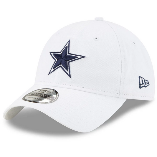 GORRA AJUSTABLE CORE CLASSIC 9TWENTY DALLAS COWBOYS MUJER - BLANCO