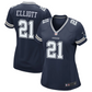 CAMISETA NIKE EZEKIEL ELLIOTT GAME DALLAS COWBOYS MUJER - AZUL MARINO