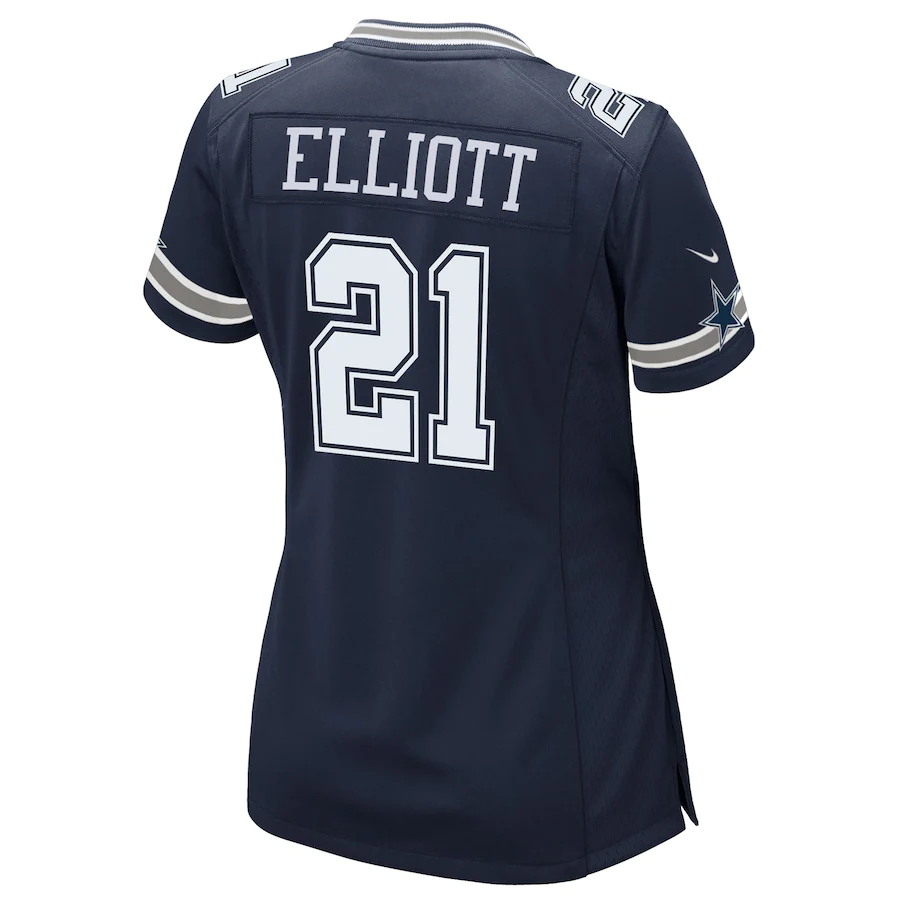 DALLAS COWBOYS EZEKIEL ELLIOTT WOMEN S GAME NIKE JERSEY NAVY