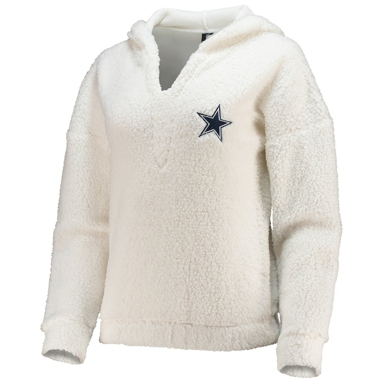 DALLAS COWBOYS WOMEN'S FLUFFY HOODIE SWEATSHIRT