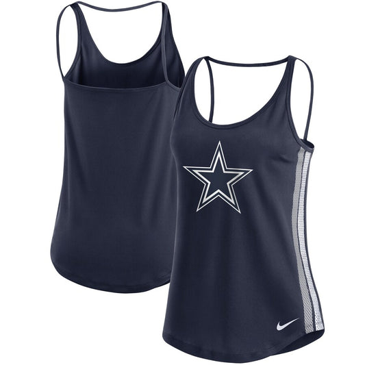 CAMISETA SIN MANGAS DE MALLA PARA MUJER DALLAS COWBOYS