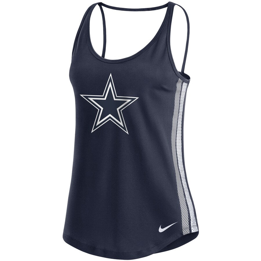 CAMISETA SIN MANGAS DE MALLA PARA MUJER DALLAS COWBOYS