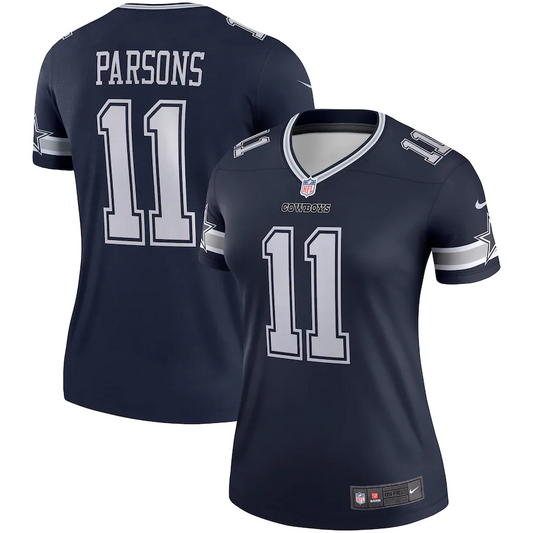 CAMISETA NIKE MICAH PARSONS GAME DALLAS COWBOYS MUJER - AZUL MARINO