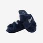 DALLAS COWBOYS WOMEN'S SCRIPT CROSS SLIPPERS