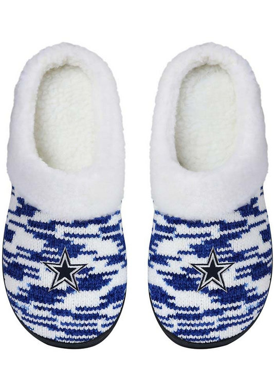 DALLAS COWBOYS WOMEN'S SHERPA LINED SLIPPERS