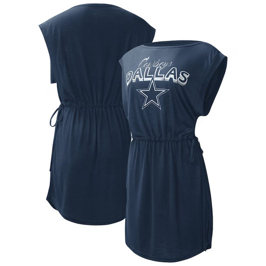 DALLAS COWBOYS WOMENS GOAT SWIMSUIT COVER UP
