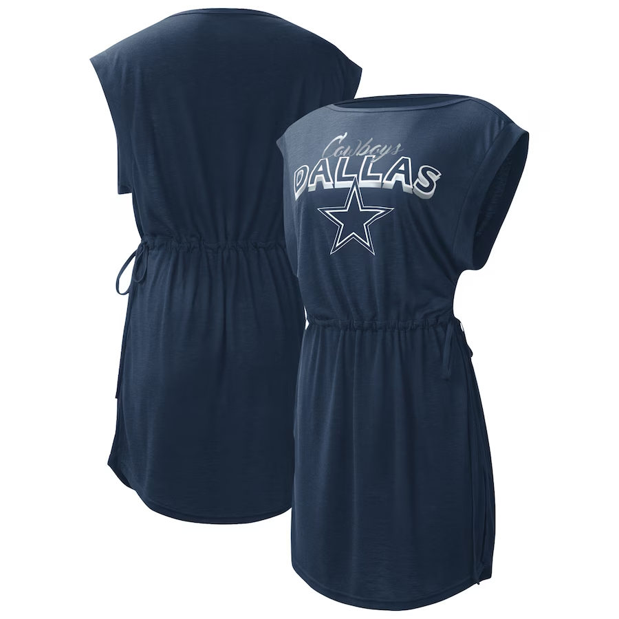 DALLAS COWBOYS WOMENS GOAT SWIMSUIT COVER UP 22 / S DALLAS COWBOYS WOMENS GOAT SWIMSUIT COVER UP 22 / S