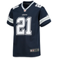 DALLAS COWBOYS JUVENIL EZEKIEL ELLIOTT JUEGO NIKE JERSEY - AZUL MARINO