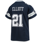 DALLAS COWBOYS YOUTH EZEKIEL ELLIOTT GAME NIKE JERSEY - NAVY