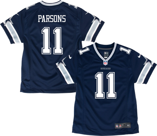 DALLAS COWBOYS YOUTH MICAH PARSONS  GAME JERSEY - NAVY