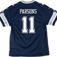 DALLAS COWBOYS YOUTH MICAH PARSONS  GAME JERSEY - NAVY