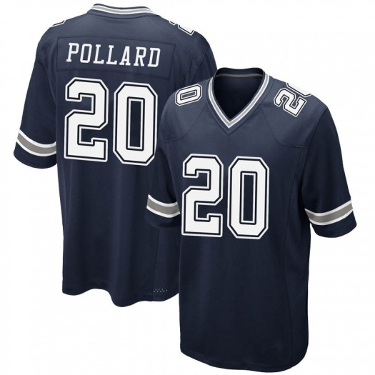 DALLAS COWBOYS YOUTH TONY POLLARD GAME JERSEY - NAVY