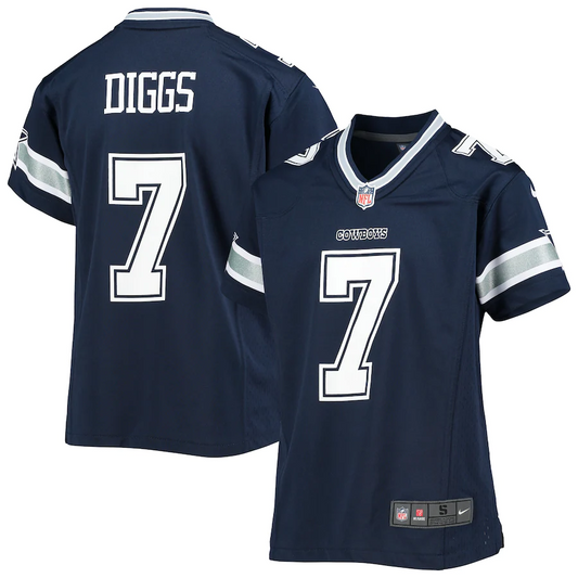 DALLAS COWBOYS YOUTH TREVON DIGGS GAME NIKE JERSEY - NAVY