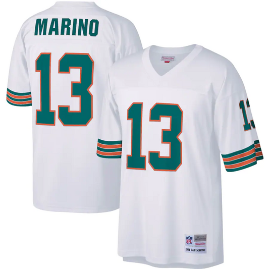 DAN MARINO MEN'S MIAMI DOLPHINS MITCHELL & NESS PREMIER JERSEY