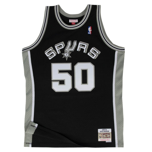 DAVID ROBINSON MEN'S MITCHELL & NESS 98-99' SWINGMAN JERSEY