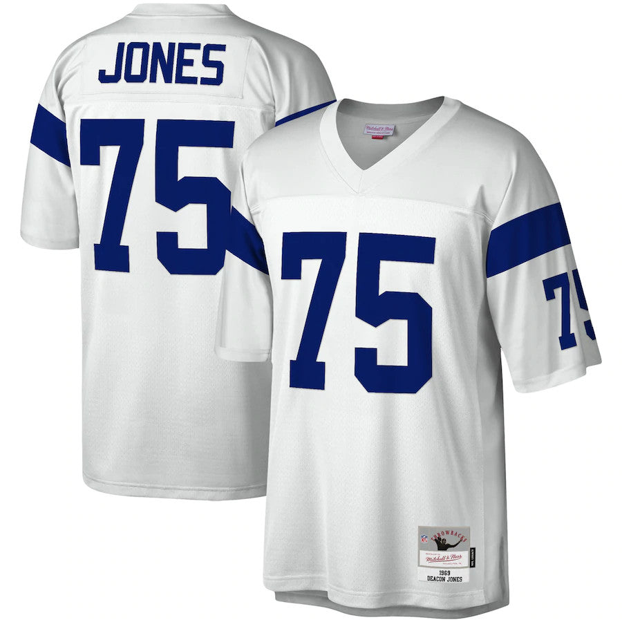 DEACON JONES LOS ANGELES RAMS MEN'S MITCHELL & NESS 1969 PREMIER JERSEY