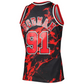 DENNIS RODMAN CHICAGO BULLS MITCHELL &amp; NESS SWINGMAN JERSEY - MÁRMOL