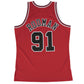 DENNIS RODMAN MEN'S MITCHELL & NESS 97-98' SWINGMAN JERSEY