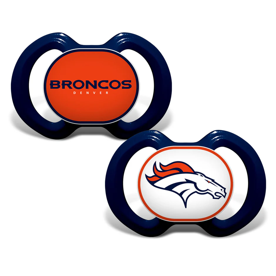 DENVER BRONCOS 2-PACK PACIFIERS
