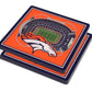 DENVER BRONCOS 3D COASTER