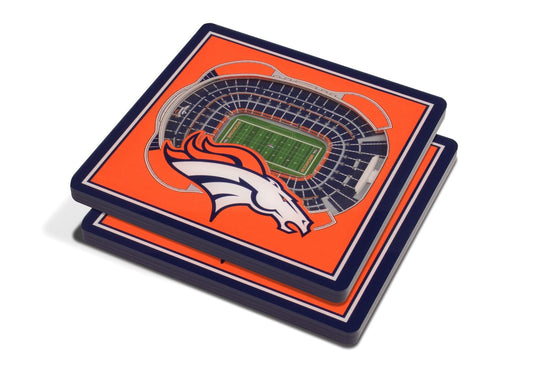 POSAVASOS 3D DE LOS BRONCOS DE DENVER