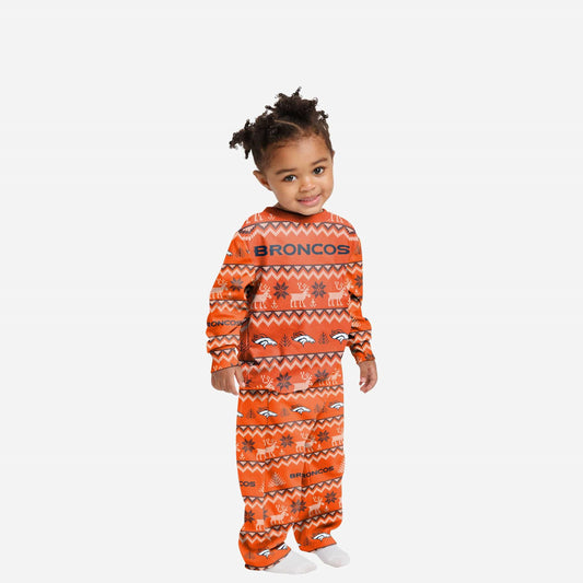 DENVER BRONCOS KIDS ALL OVER PRINT PAJAMAS