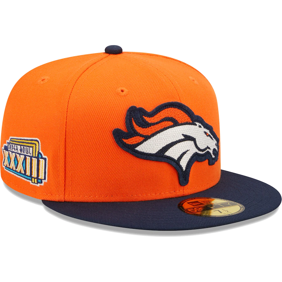 GORRA AJUSTADA LETTERMAN 59FIFTY DE LOS DENVER BRONCOS 