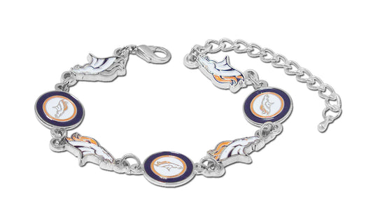 BRAZALETE CON LOGOTIPO DE LOS BRONCOS DE DENVER