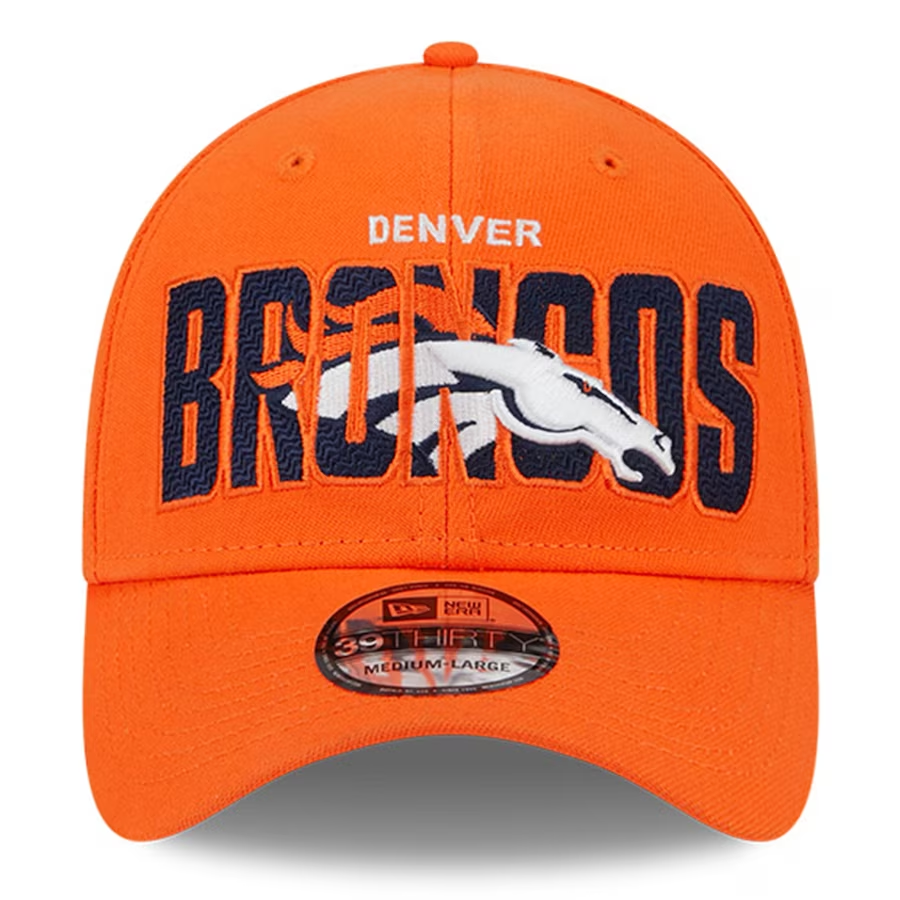 Denver broncos flex fit hats hot sale