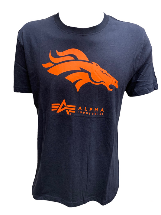 DENVER BRONCOS MEN'S ALPHA INDUSTRIES TEE