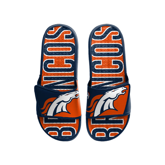 DENVER BRONCOS MEN'S BIG LOGO GEL SLIDE