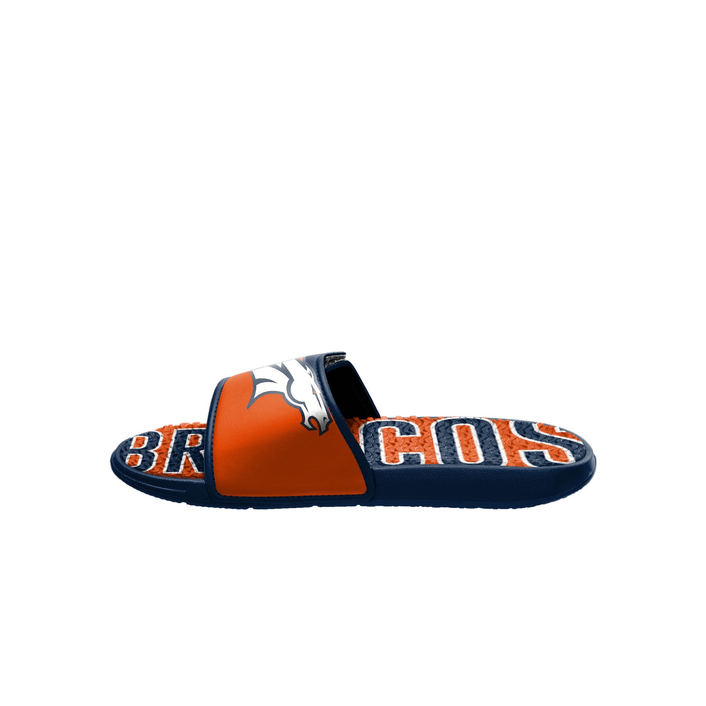 DENVER BRONCOS MEN'S BIG LOGO GEL SLIDE