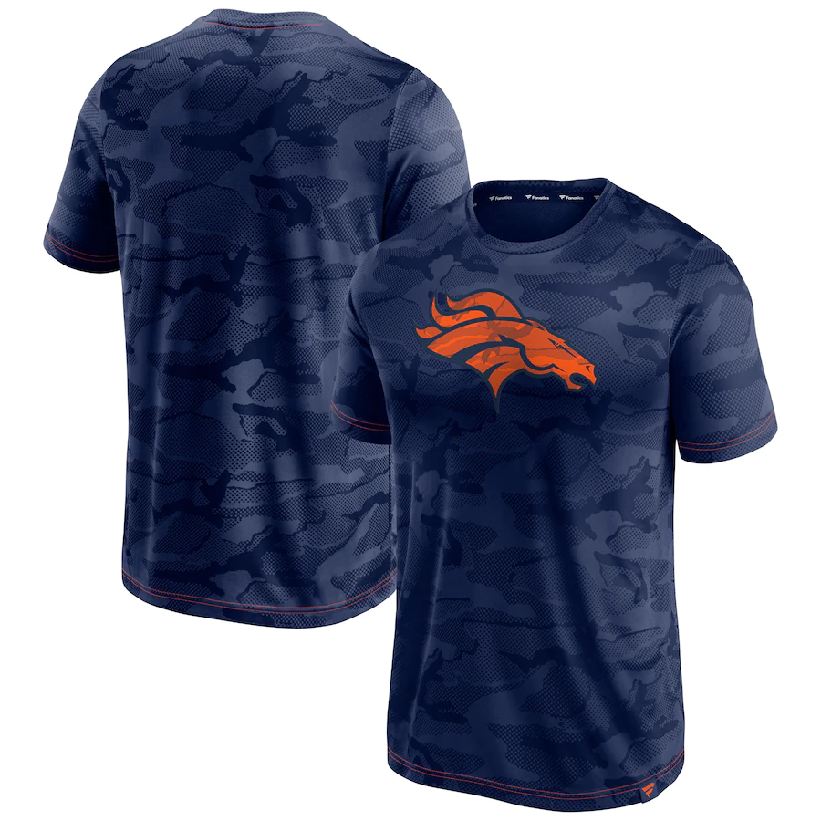 DENVER BRONCOS MEN'S PRIMARY CAMO JACQUARD TEE