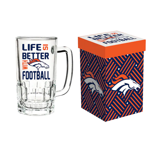 DENVER BRONCOS TANKARD CUP W/ BOX