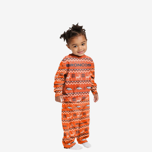 PIJAMA TODDLERS TODDLERS DE DENVER BRONCOS CON ESTAMPADO