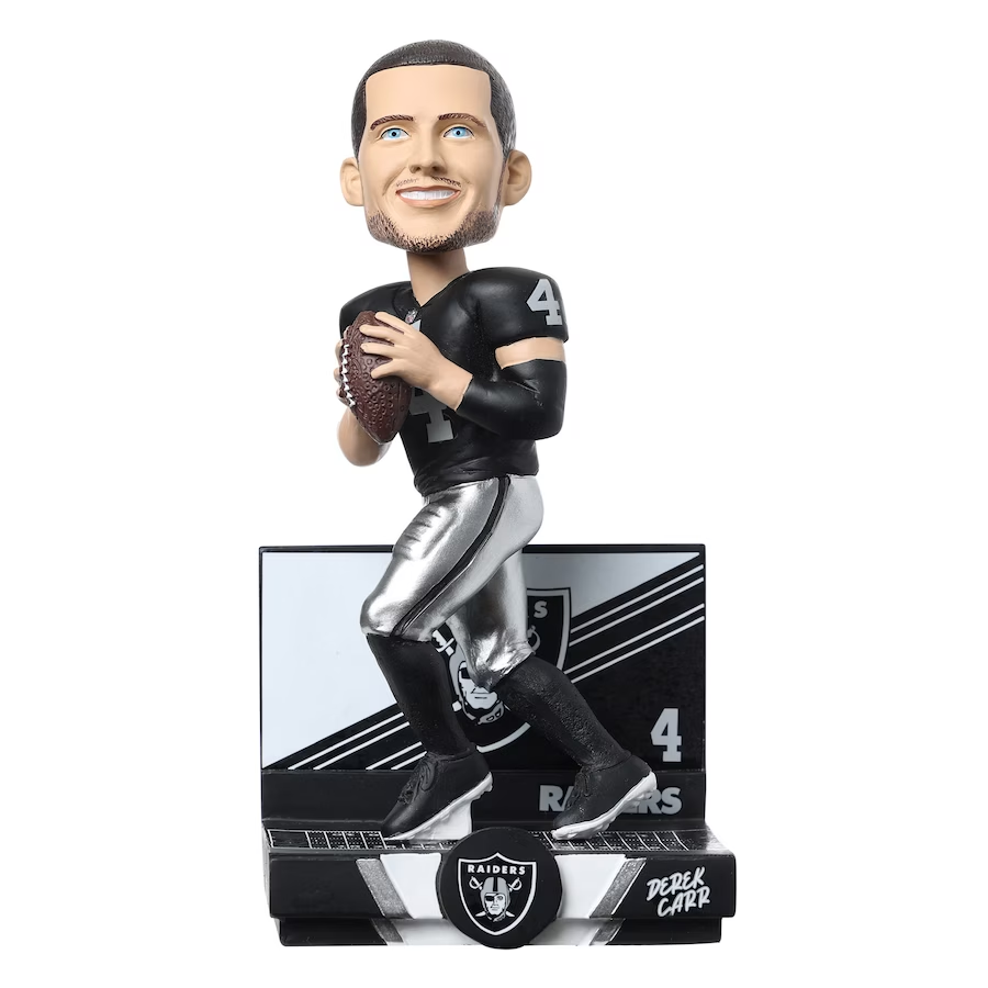 LAS VEGAS RAIDERS DEREK CARR HIGHLIGHT BOBBLEHEAD