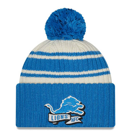 DETROIT LIONS 2022 SIDELINE POM KNIT