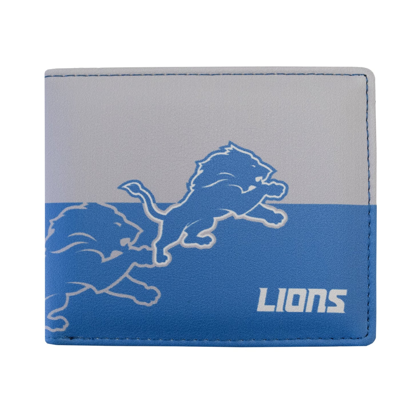 CARTERA DE DOS PLEGABLES CON LOGO DE DETROIT LIONS