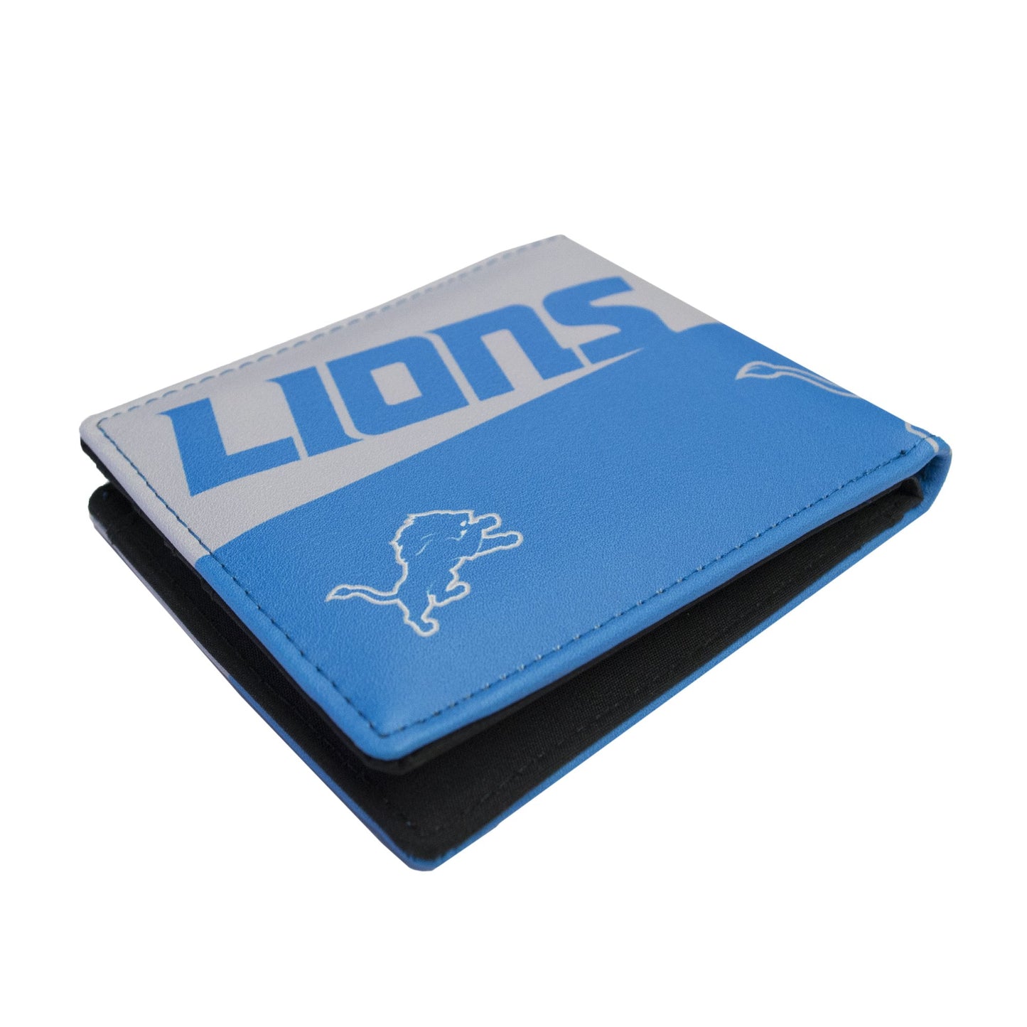 CARTERA DE DOS PLEGABLES CON LOGO DE DETROIT LIONS