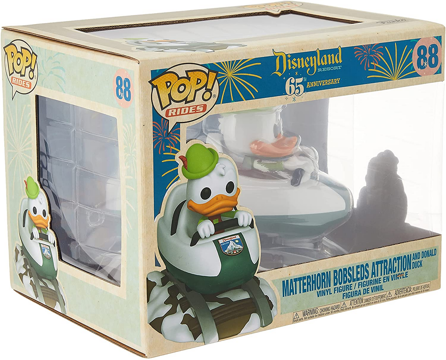 FUNKO POP! DISNEYLAND RIDES: MATTERHORN BOBSLEDS ATTRACTION & DONALD DUCK