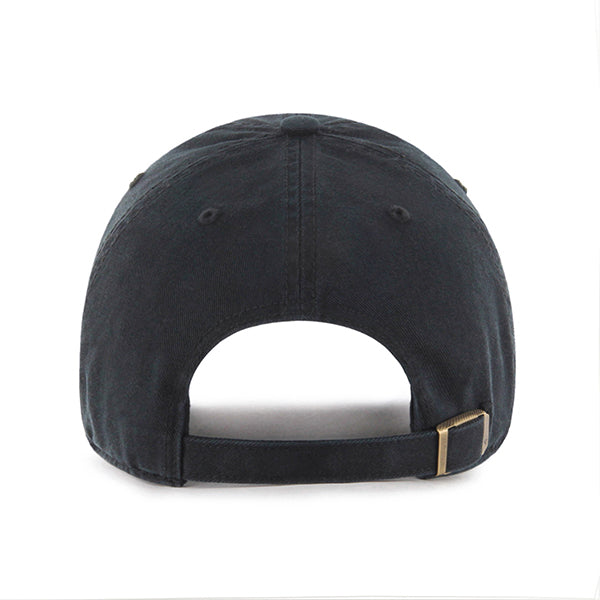 LOS ANGELES DODGERS '47 BRAND CLEAN UP ADJUSTABLE HAT - BLACK/ WHITE OUTLINE